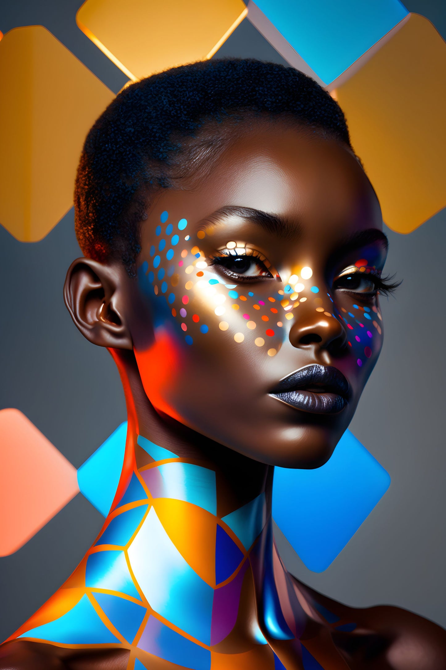 Afro Culture 33 Digital Art Poster