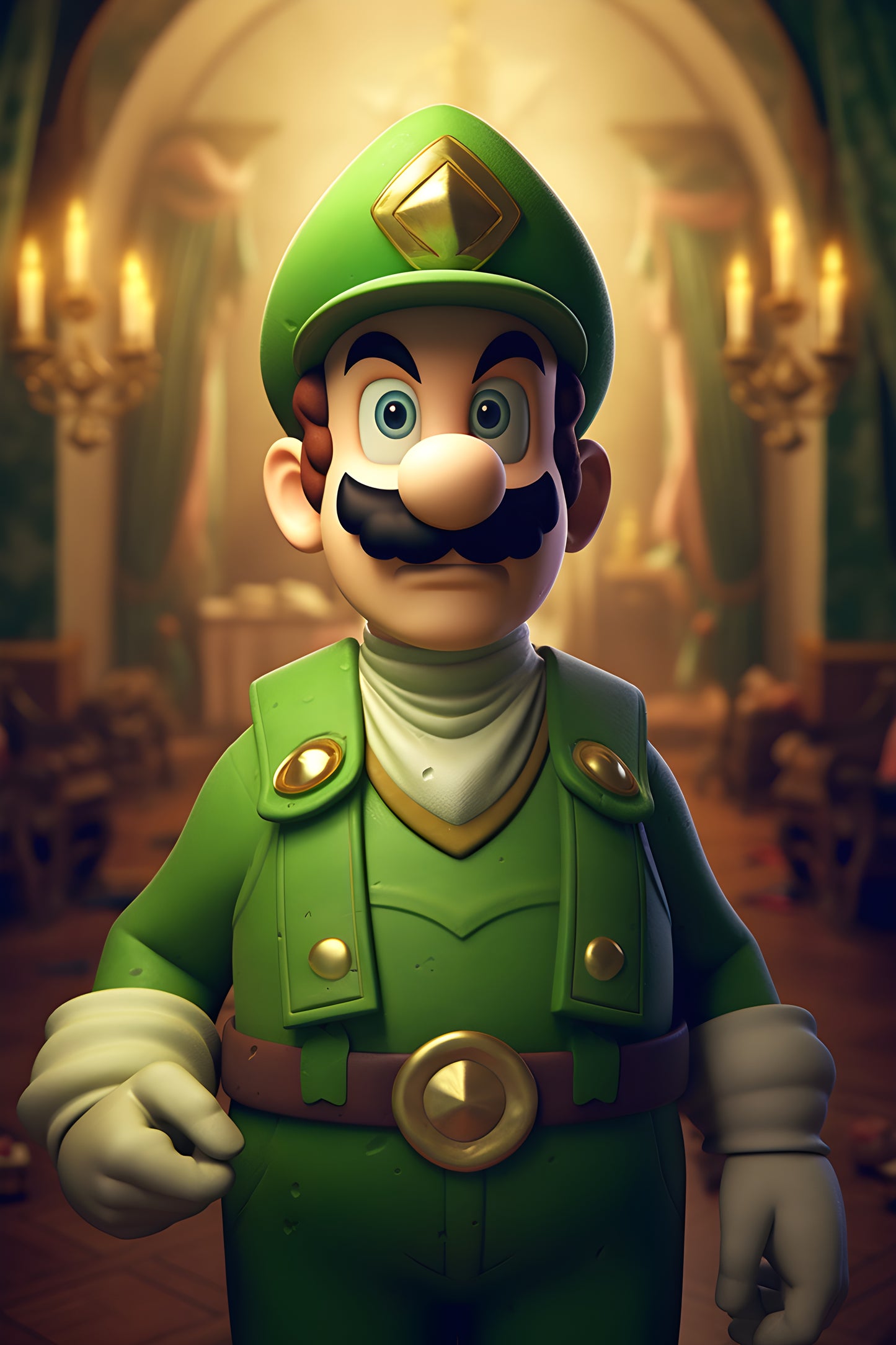 Super Mario 9 Digital Art Gaming Poster