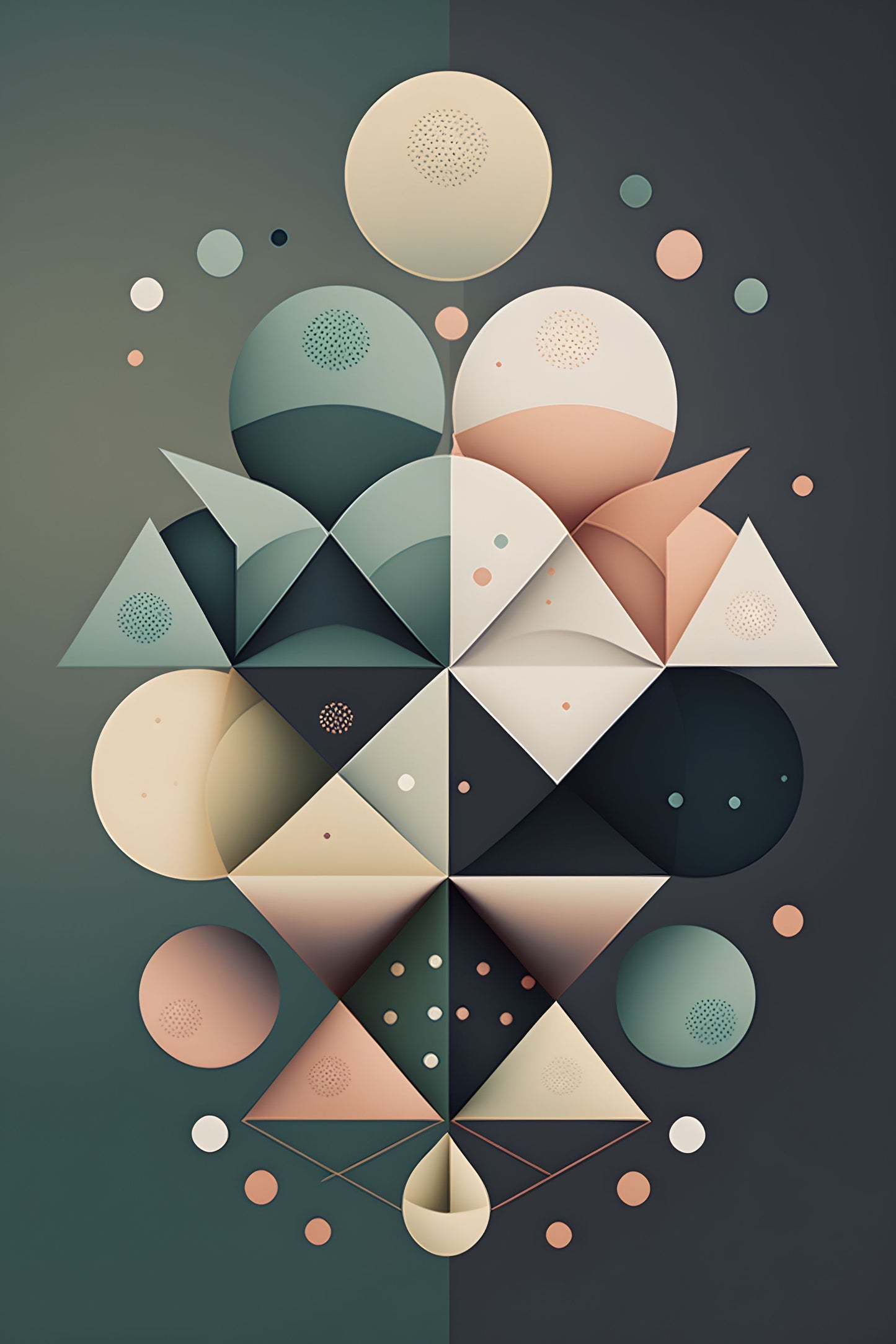 Cake Stand - Abstract Art Poster - egoamo.co.za