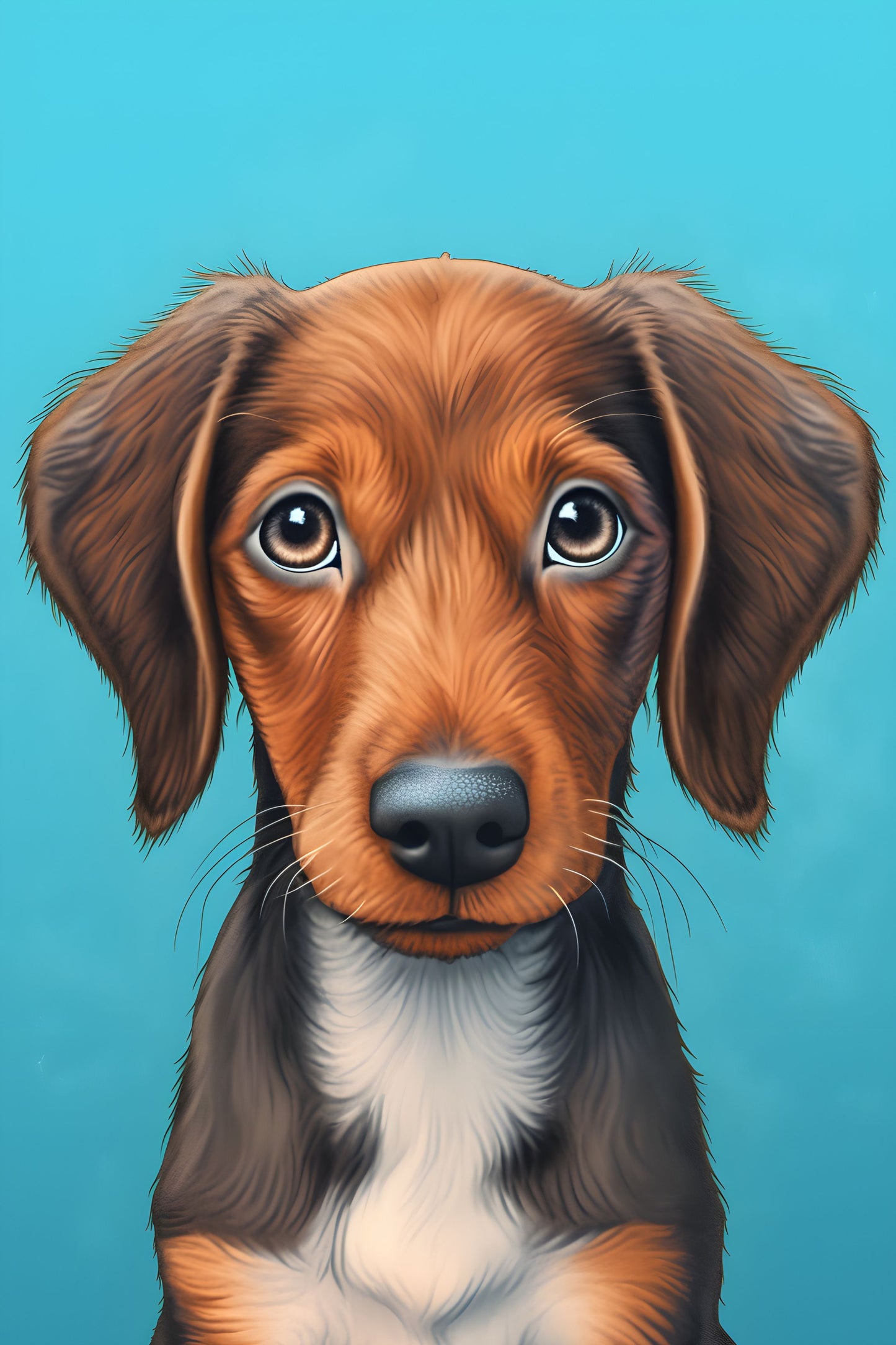 Cute Pixes 39 Digital Art Poster