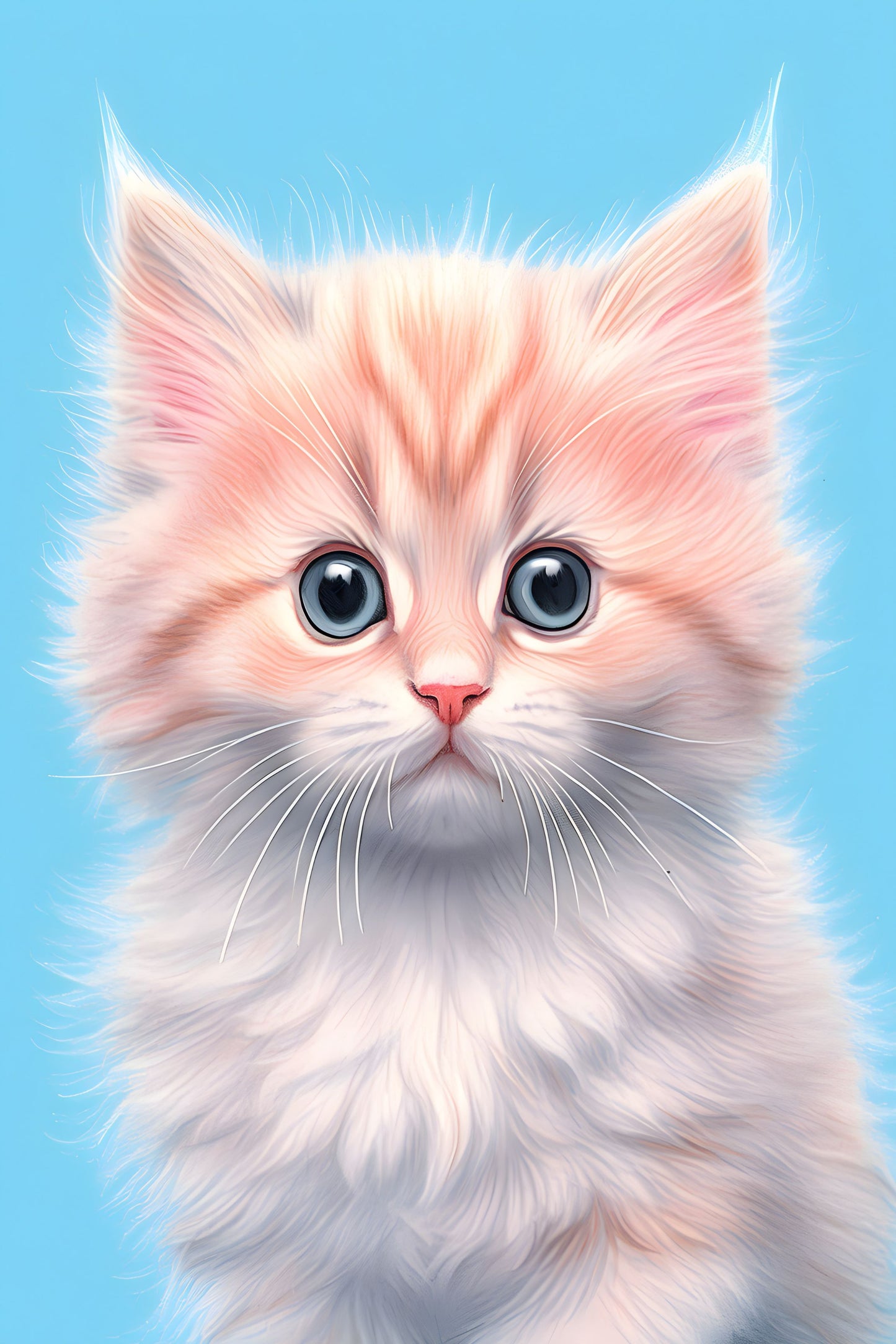 Cute Pixes 40 Digital Art Poster