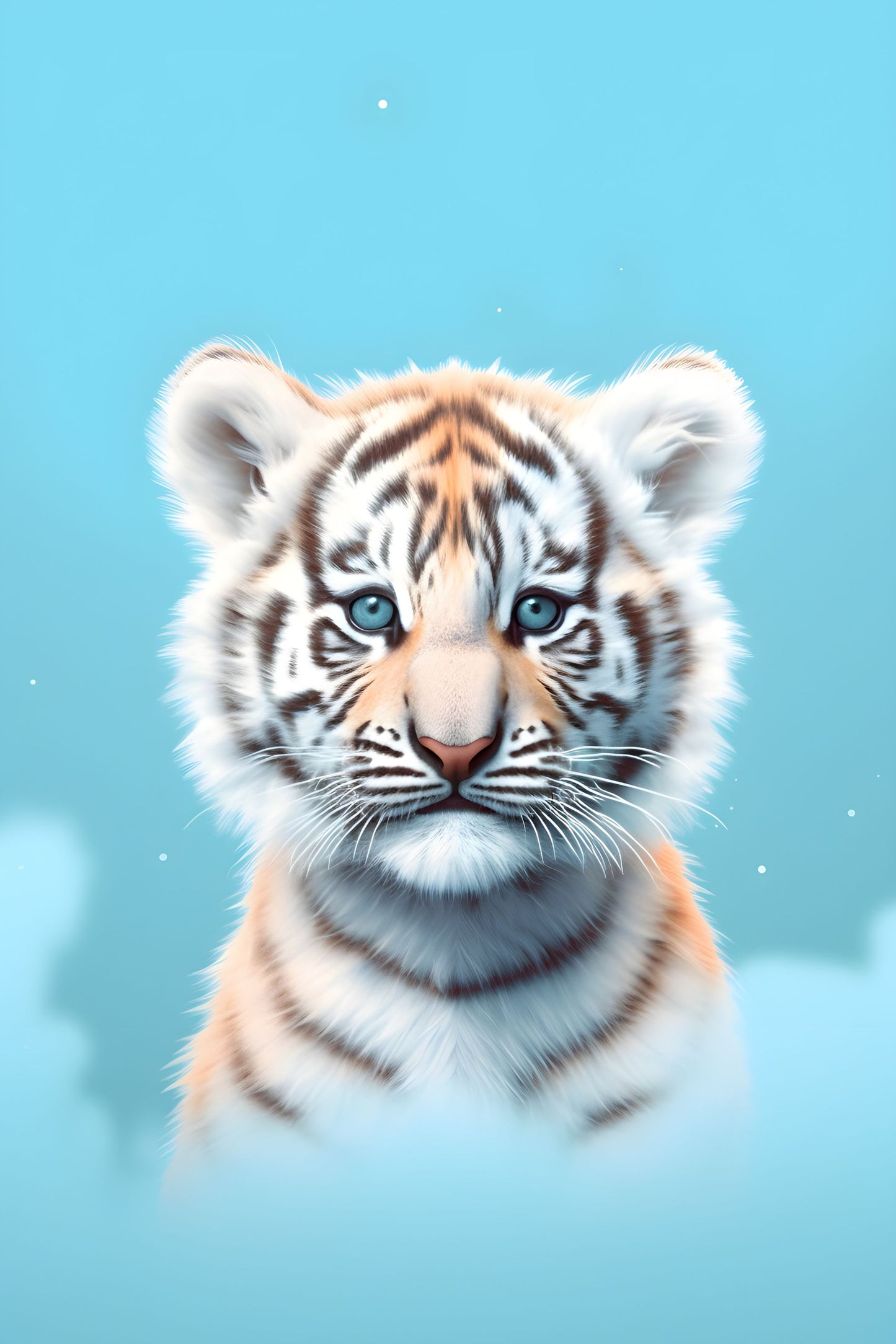 Cute Pixes 43 Digital Art Poster