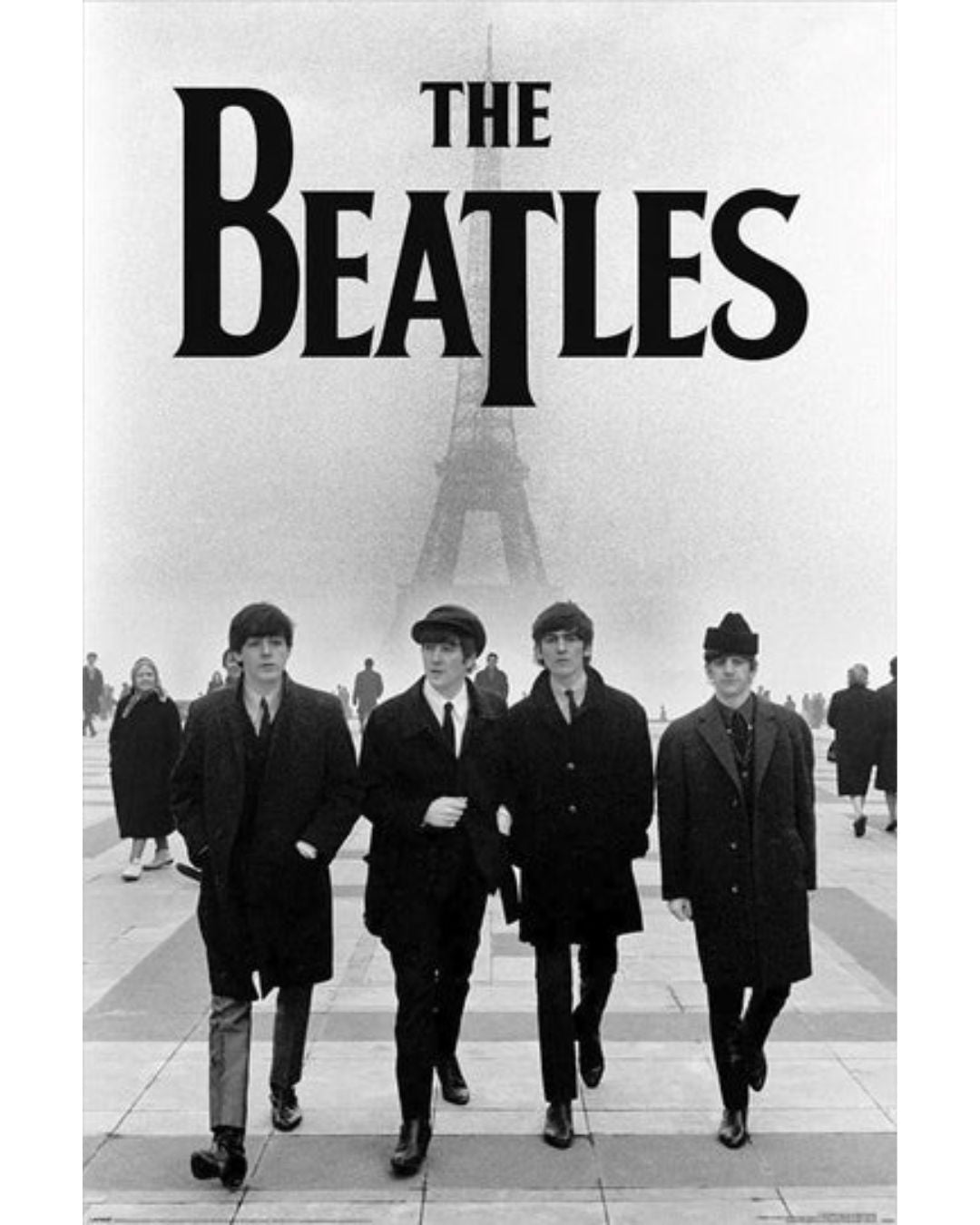 The Beatles - Eiffel Tower Poster