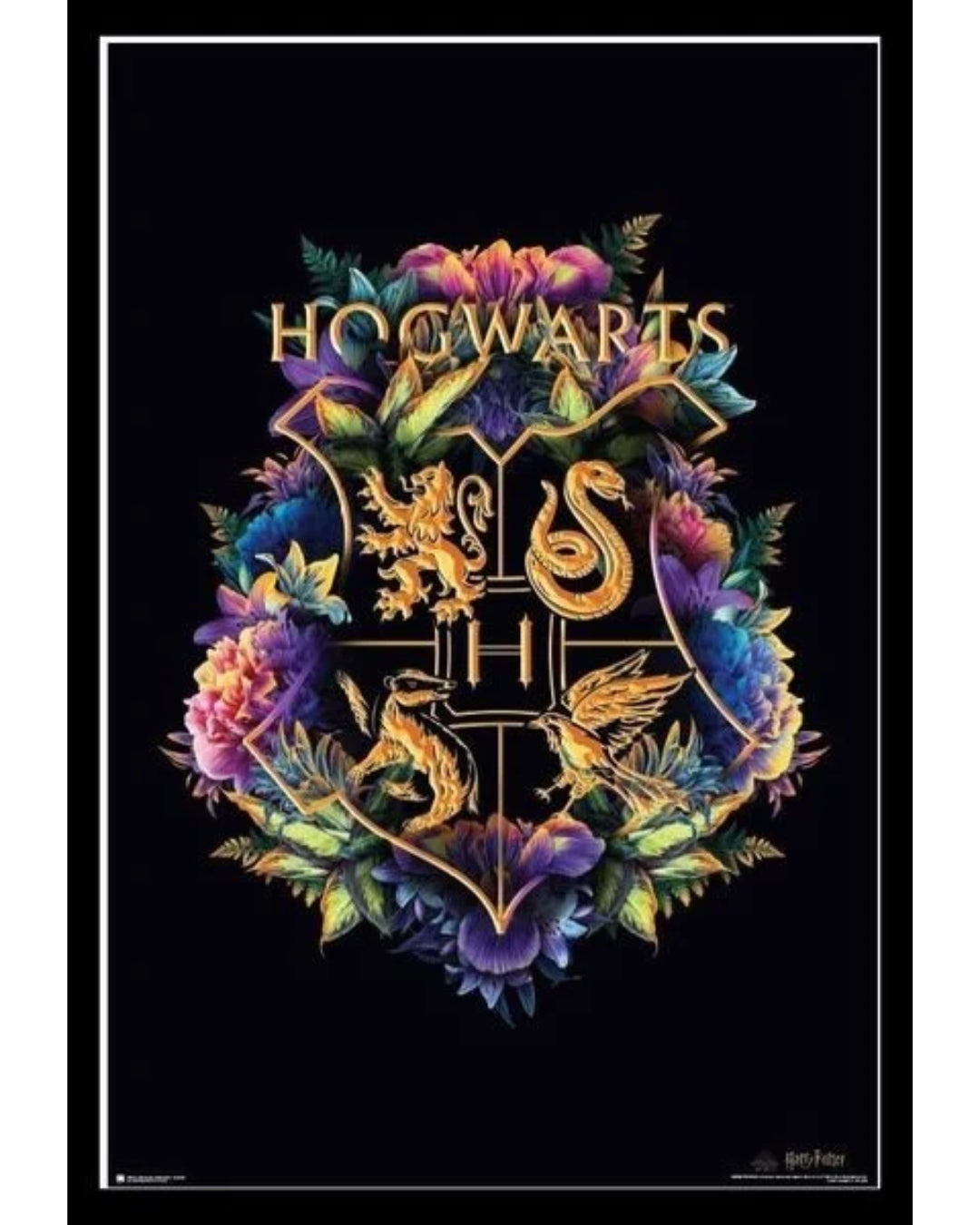 Harry Potter (Floral Crest) Maxi Poster