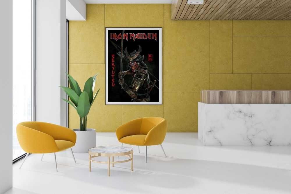 Iron Maiden - Senjutsu Poster - room mockup - egoamo posters