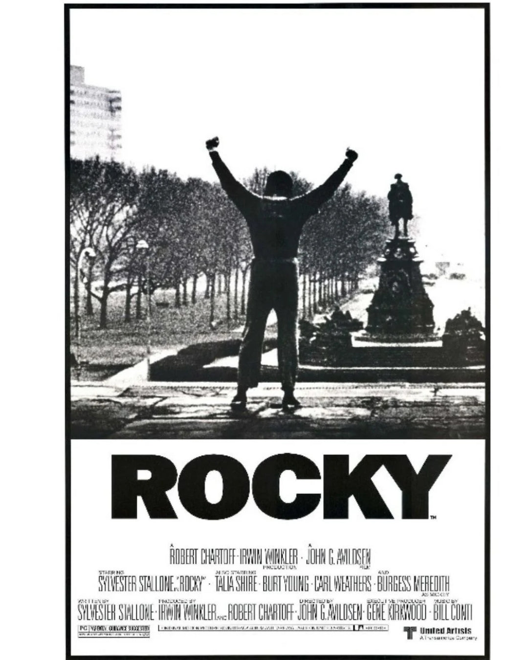 Rocky Poster - with credits