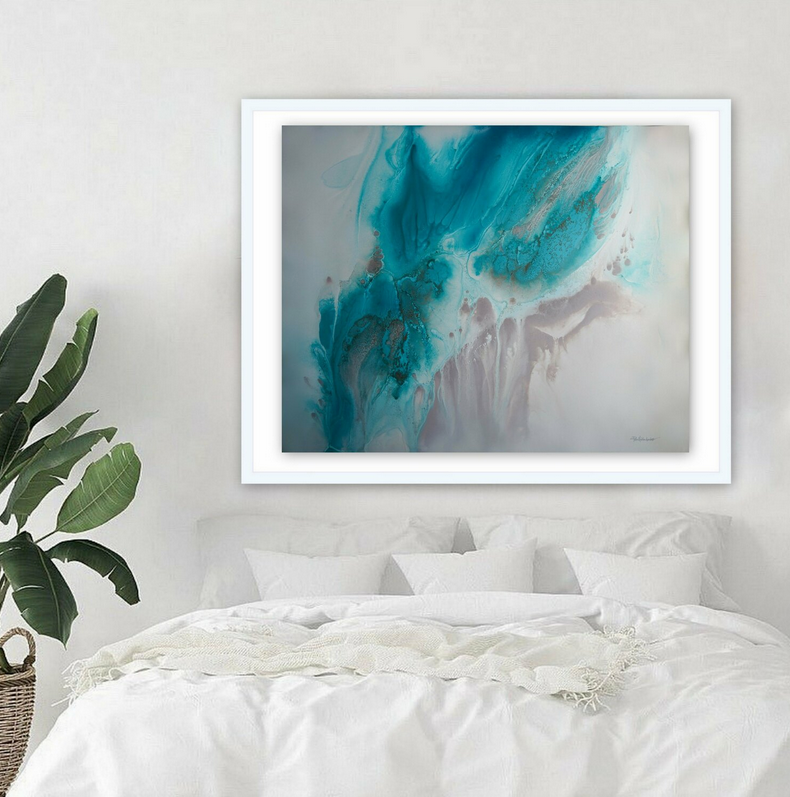 With The Flow by Petra Meikle de Vlas - Photography poster