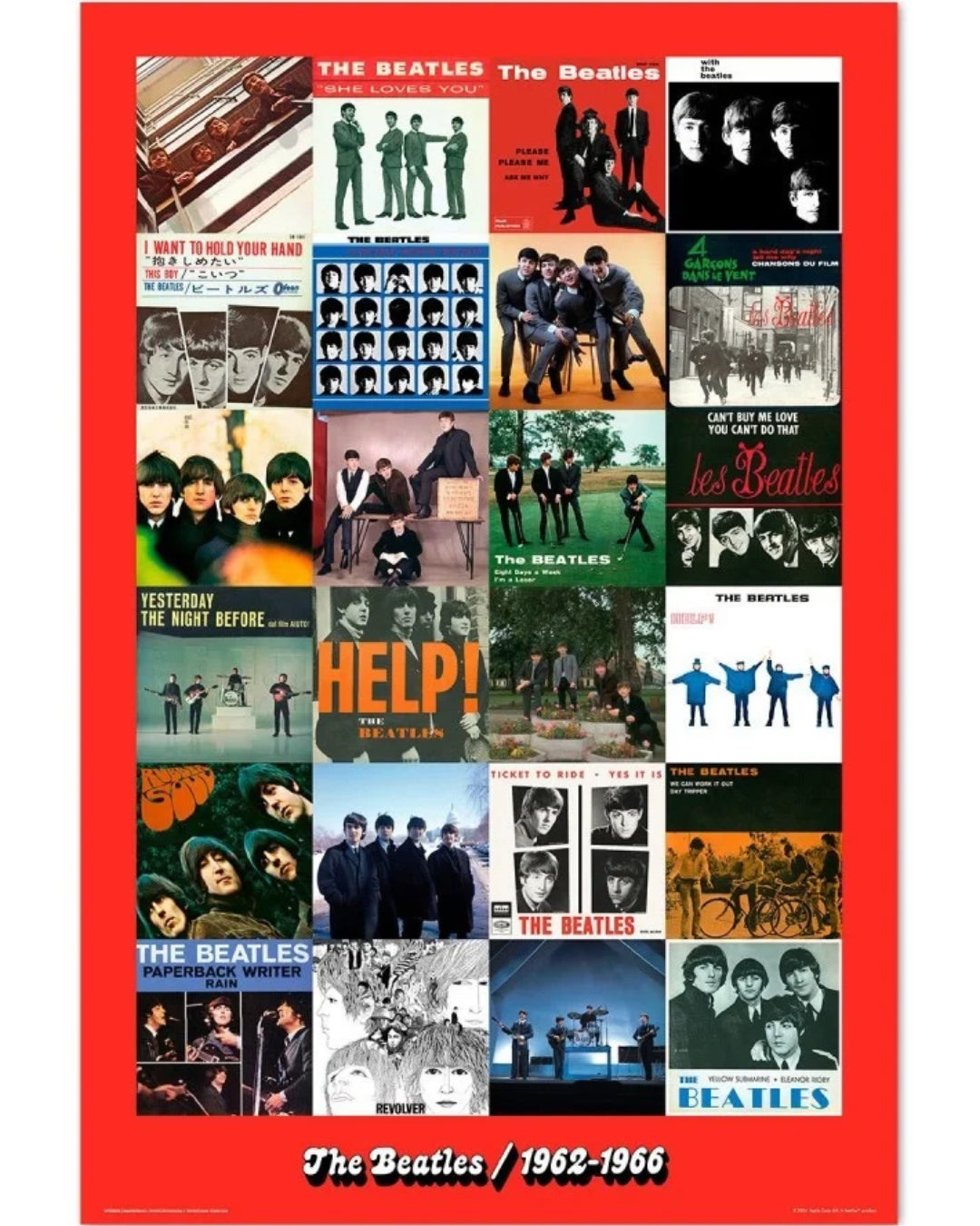 The Beatles era 1962-1966 Red