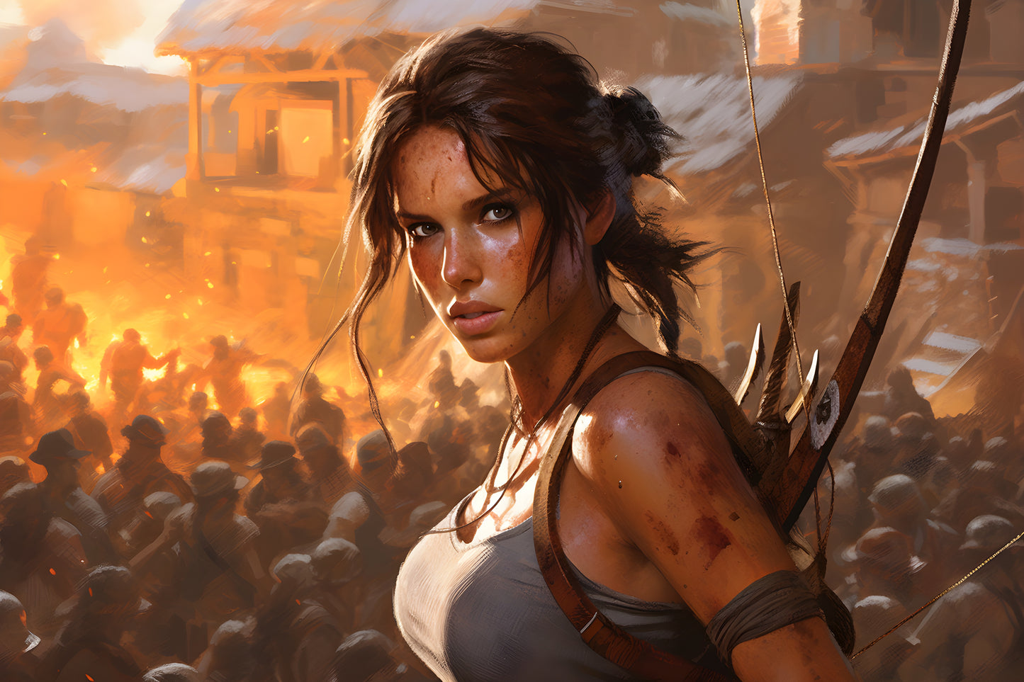Tomb Raider 5 Digital Art Gaming Poster