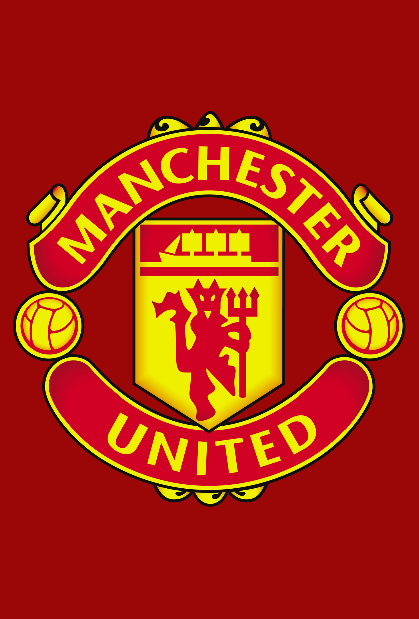 Manchester United - Emblem Football Poster