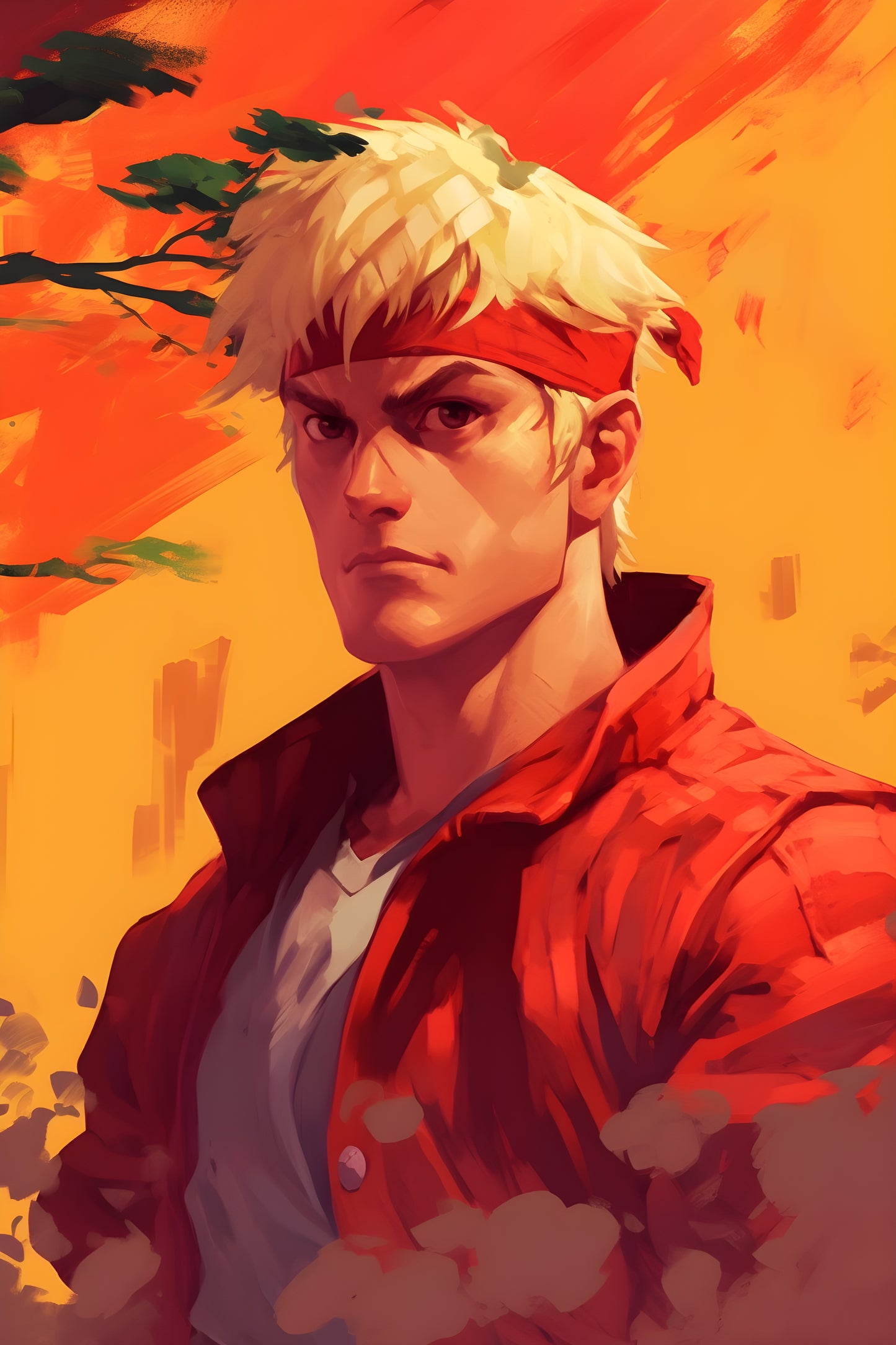 Street Fighter 4 Digital Art Gaming Poster