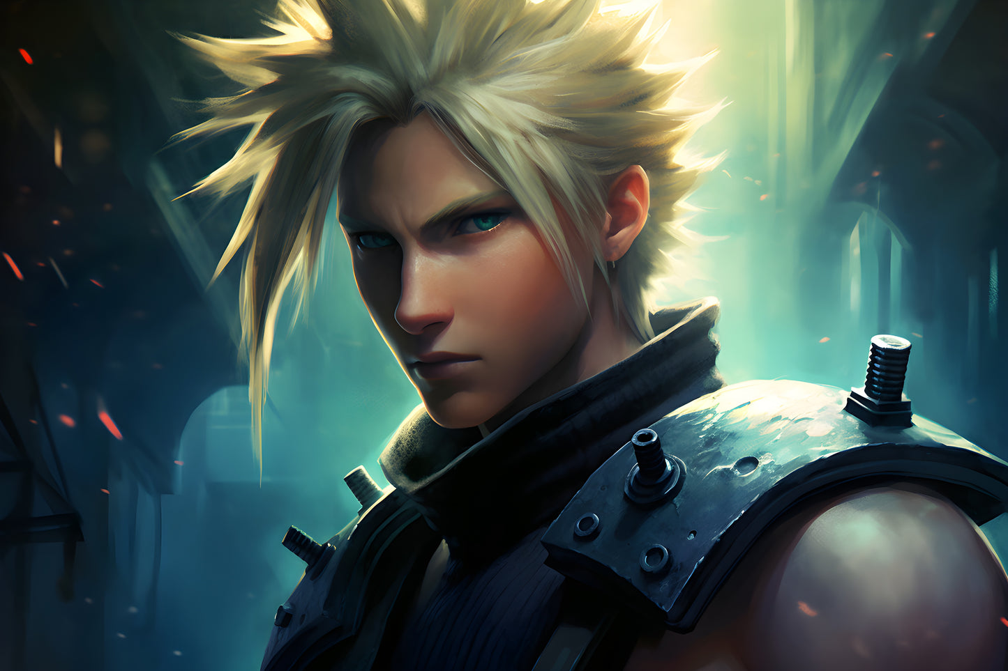 Final Fantasy 3 Digital Art Gaming Poster