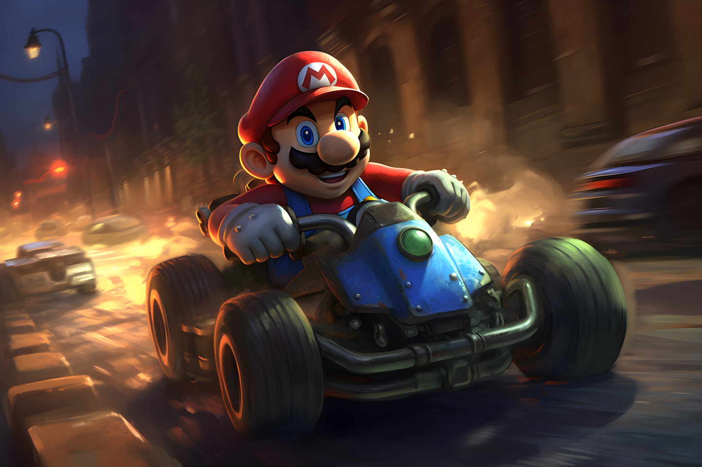 Super Mario 17 Digital Art Gaming Poster