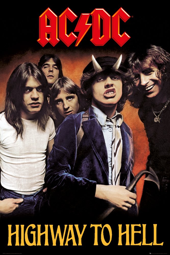 AC/DC - Highway to Hell Poster - egoamo.co.za