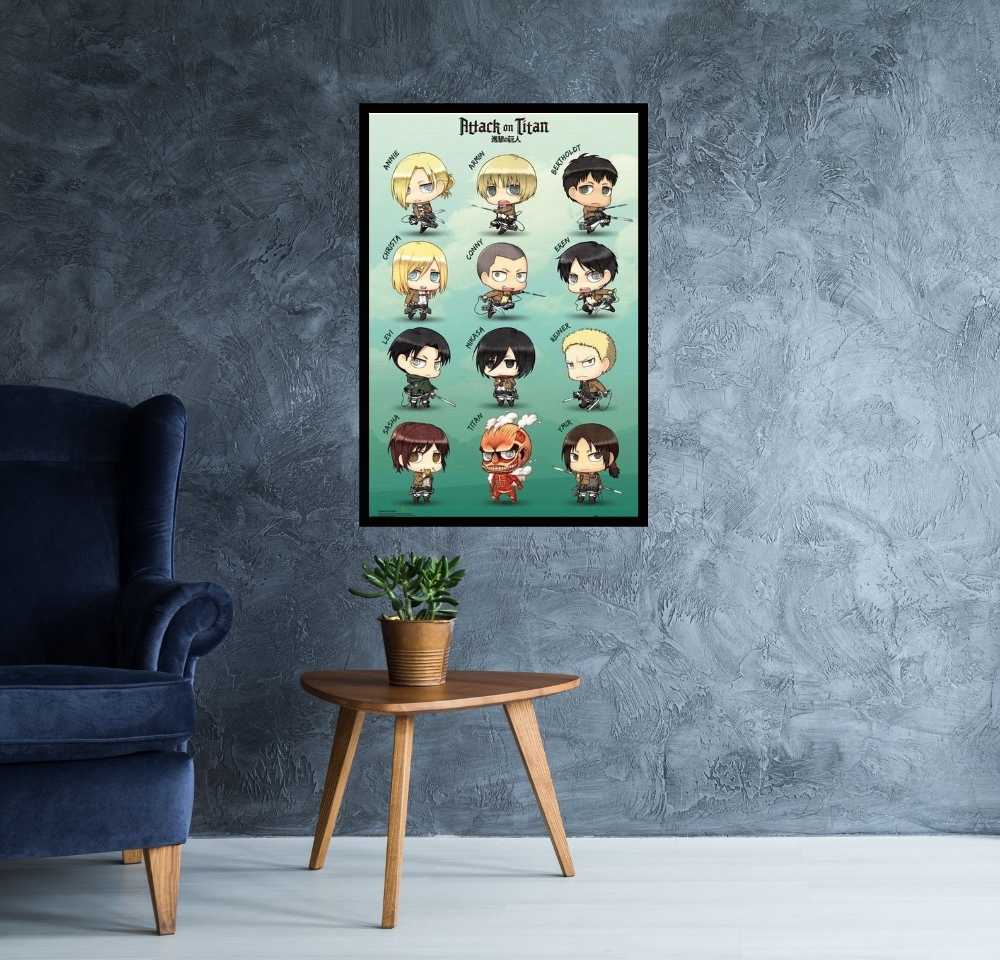 Attack on Titan - Chibi Characters Anime Poster Egoamo.co.za Posters