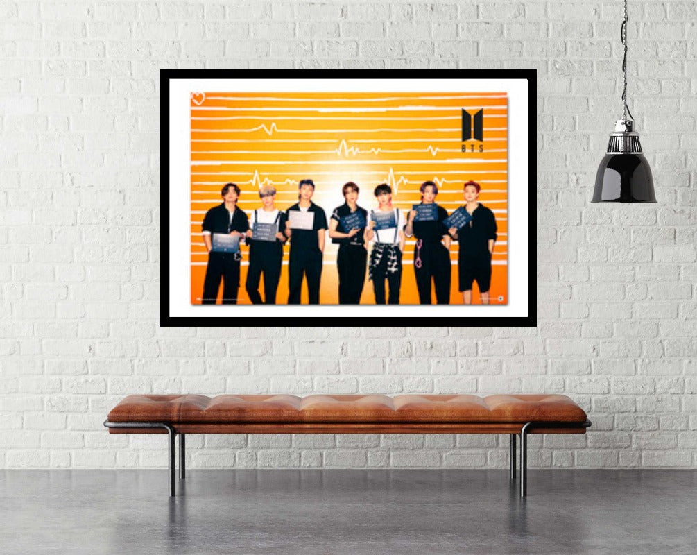BTS - (Police Station) - room mockup - egoamo posters