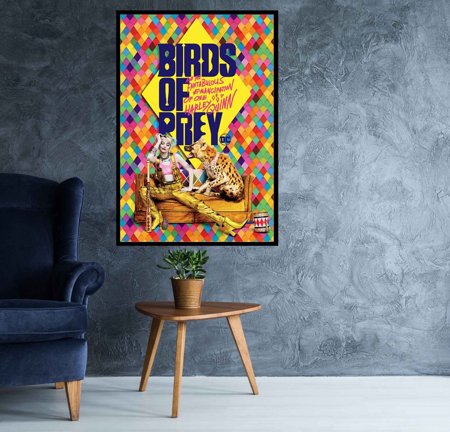 Birds of Prey - Harley's Hyena Poster - egoamo.co.za