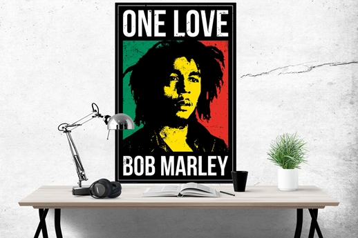 Bob Marley One Love Poster - egoamo.co.za