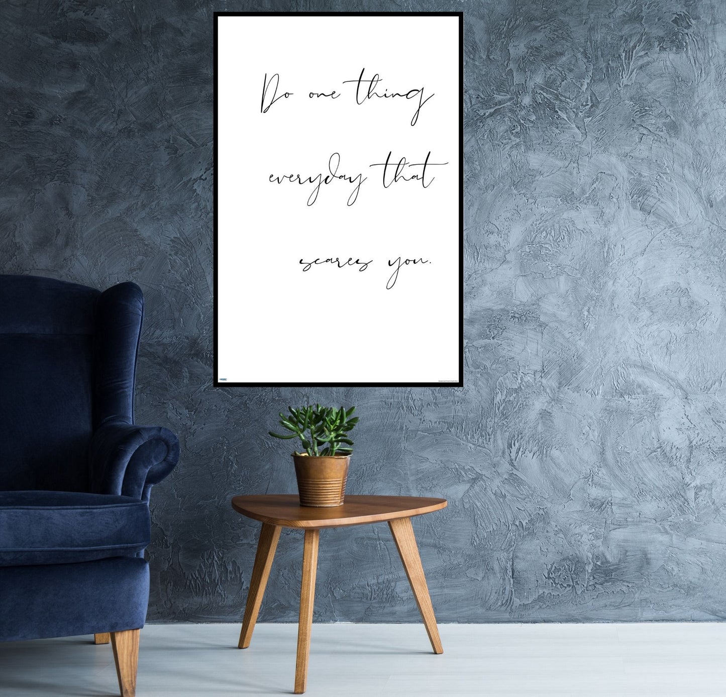 EgoAmo Original - Do one thing everyday that scares you Poster - egoamo.co.za