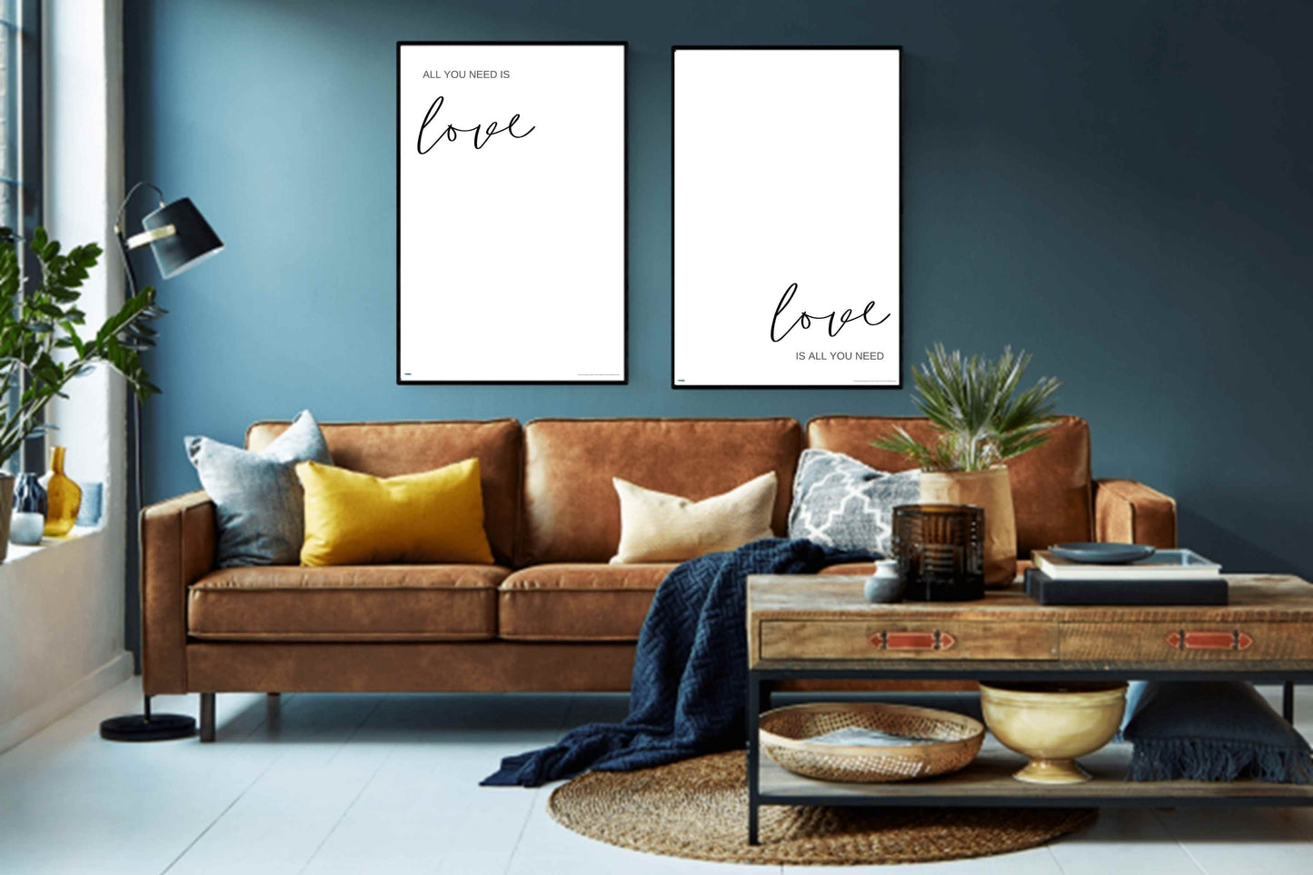 EgoAmo Original - All you need is love - Double poster - egoamo.co.za