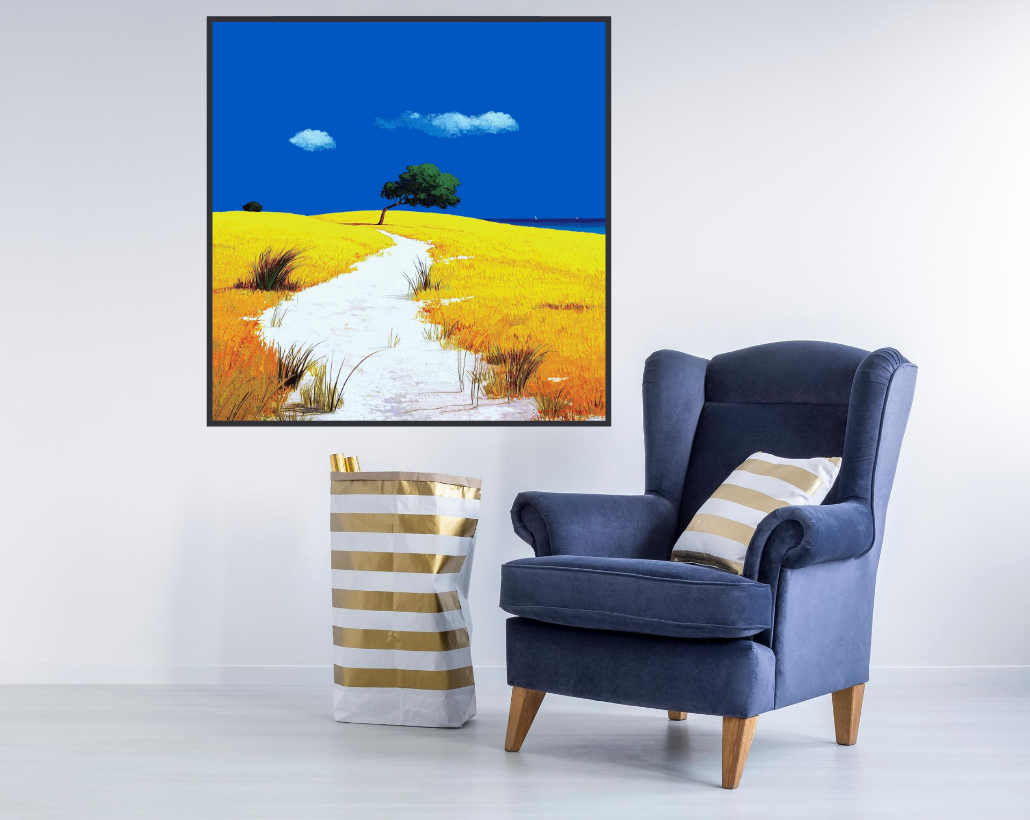 Gio Mondelli Art Print - Promontorio Room Mock UP - egoamo posters