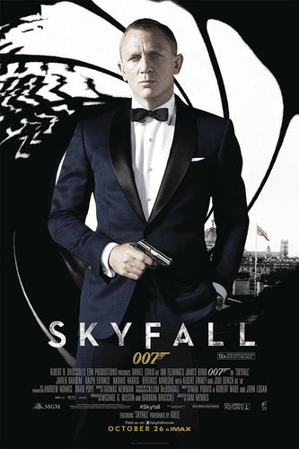 James Bond 007 Skyfall movie poster - egoamo posters