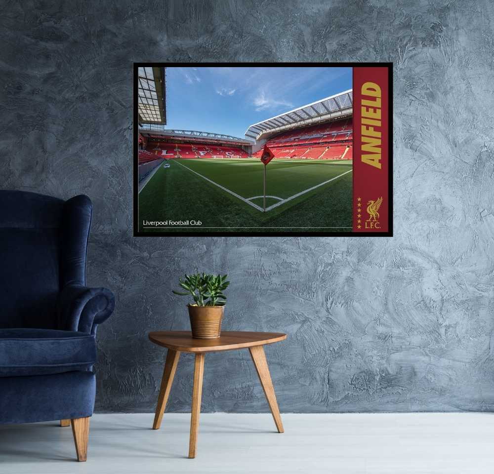 Liverpool Fc - Anfield Corner Flag Poster Egoamo.co.za Posters