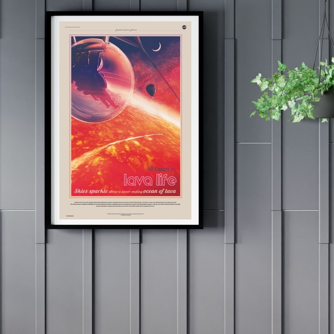 Nasa - 55 Cancri-e Travel Poster Egoamo.co.za Posters