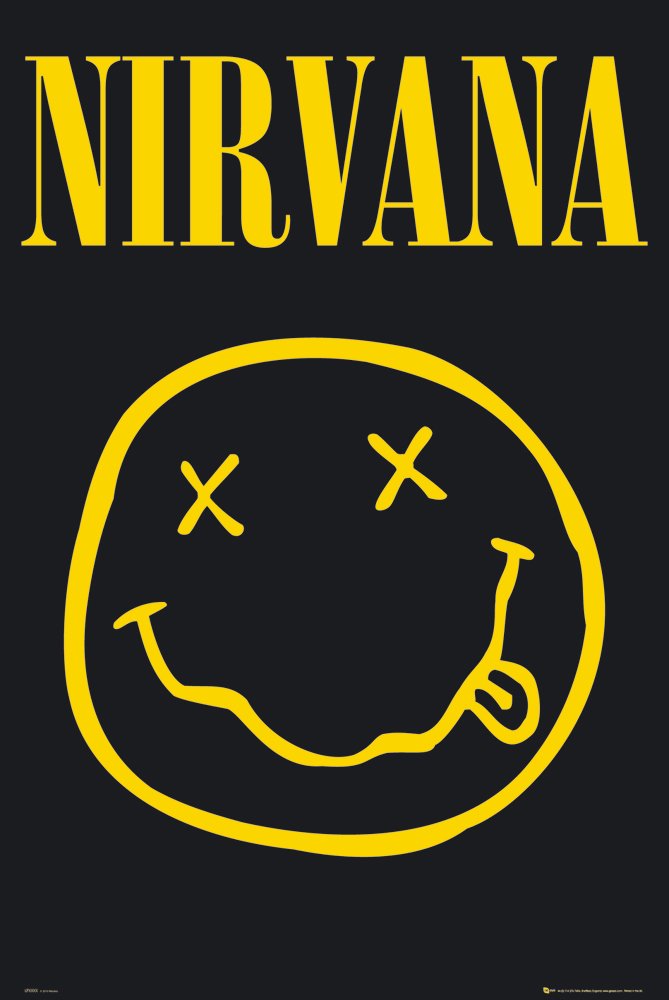 Nirvana - Smiley Poster - egoamo.co.za