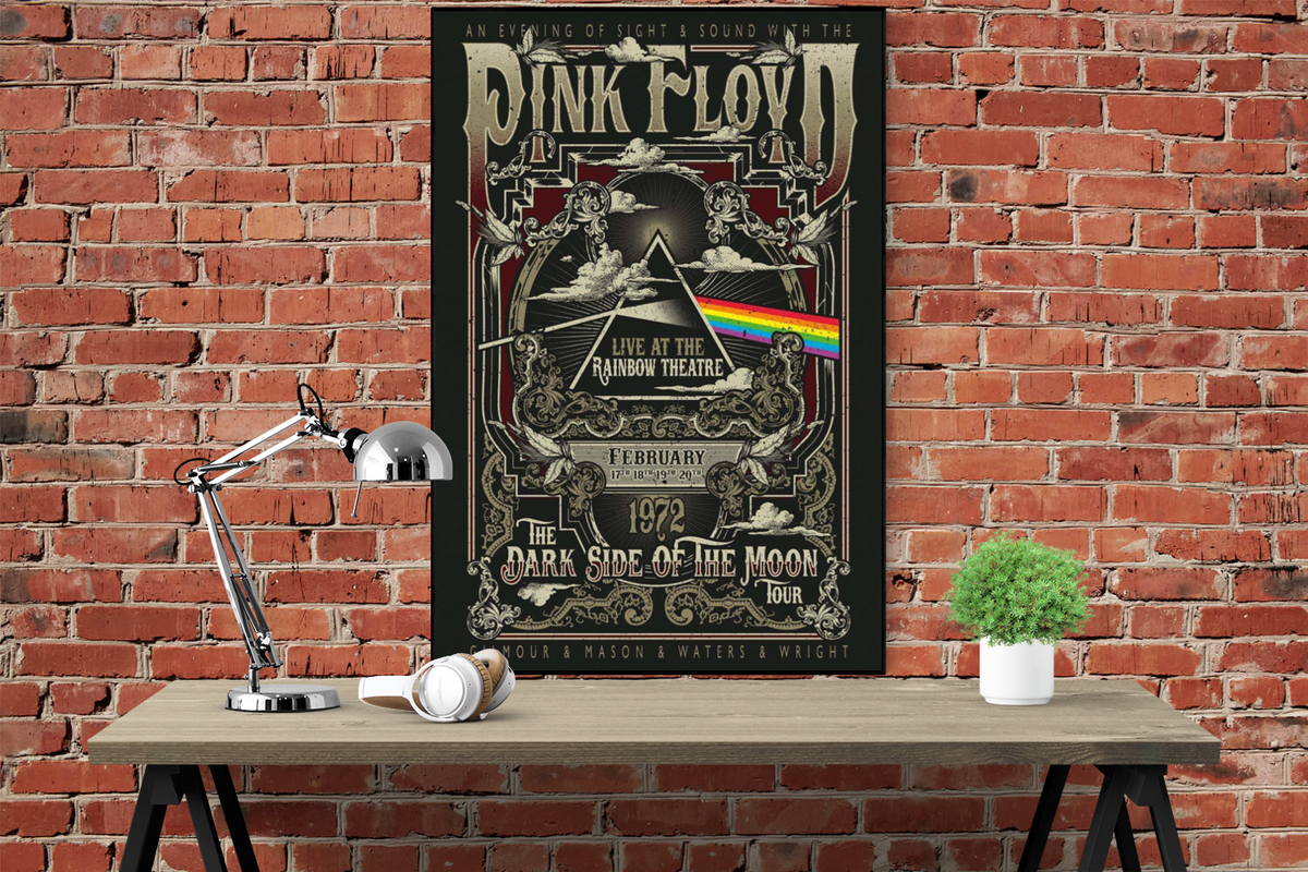 Pink Floyd - Rainbow Theatre - Poster - egoamo.co.za