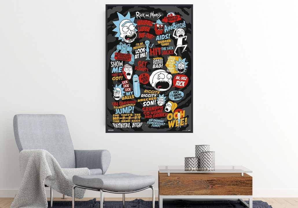 Rick and Morty - Quotes Poster egoamo.co.za posters