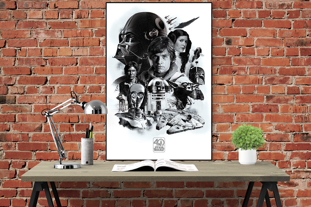 Poster Star Wars - 40th Anniversary Heroes, Wall Art, Gifts & Merchandise