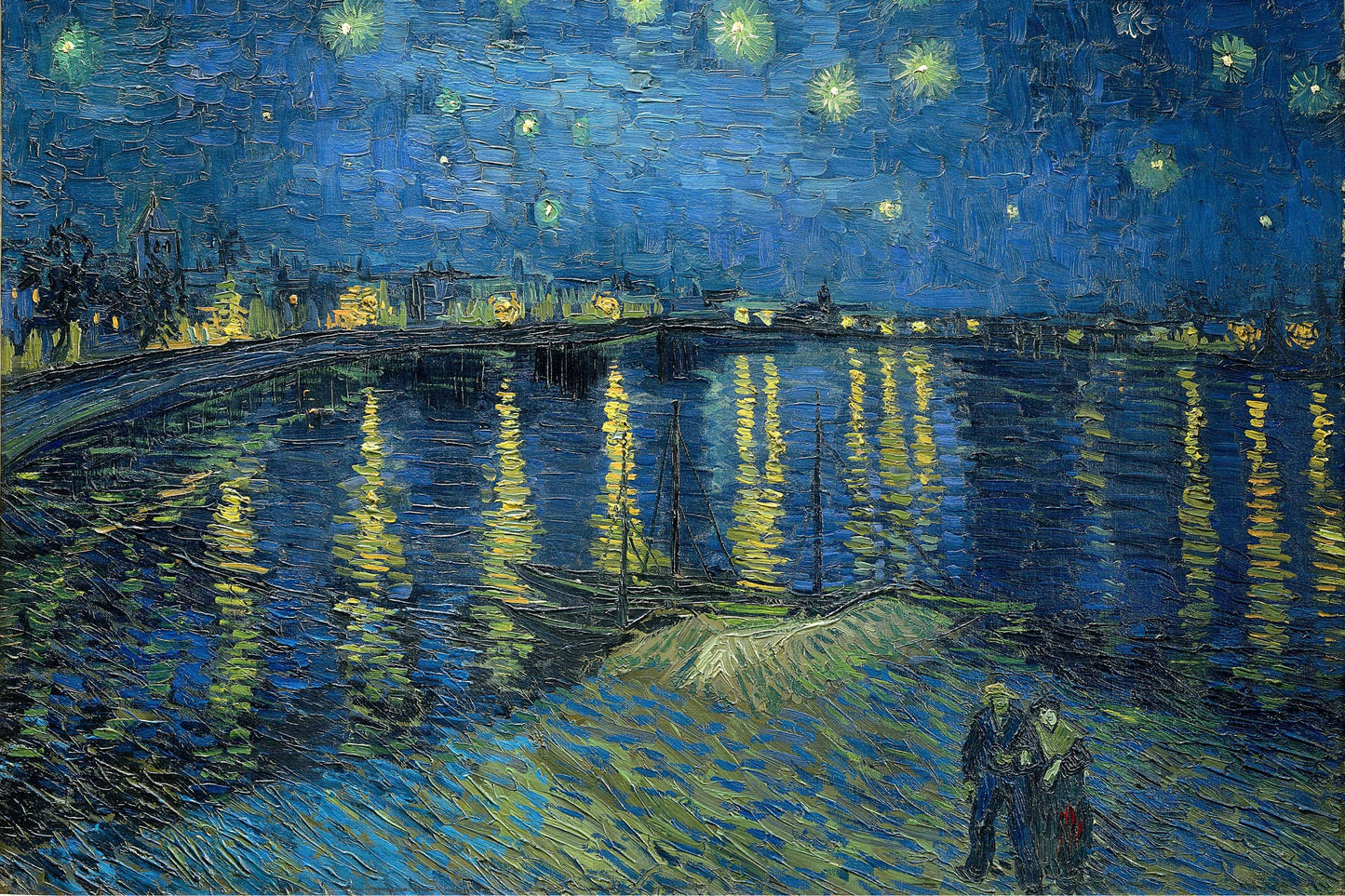 Vincent Van Gogh - Starry Night Over the Rhône (1888) Poster - egoamo.co.za