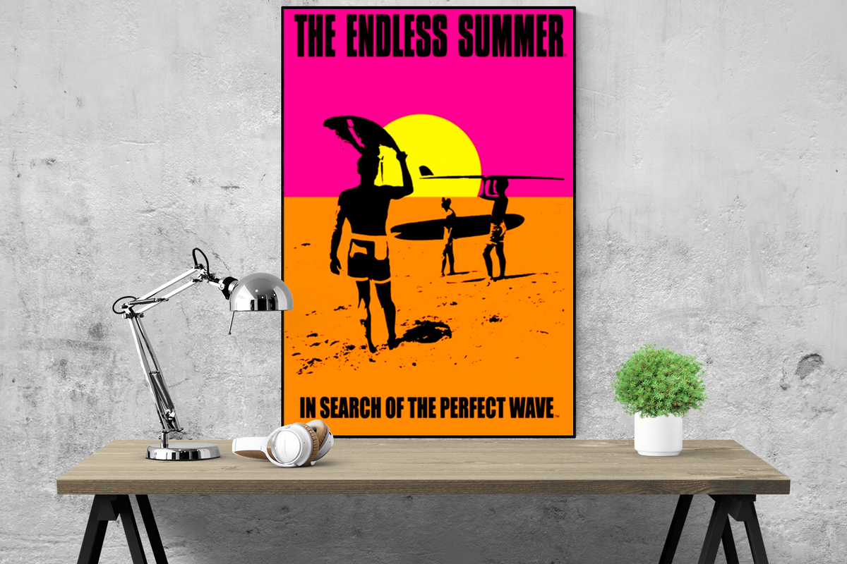 Endless Summer II Movie Poster Art  Wall Art Curl Curl Sydney Australia