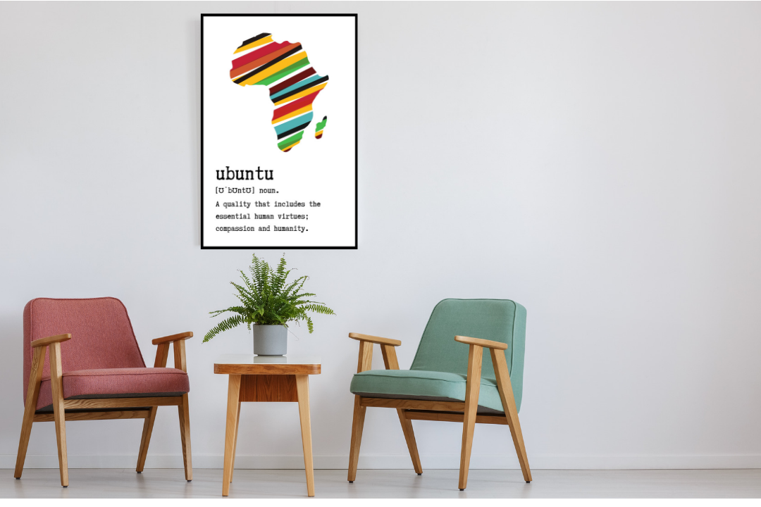 EgoAmo Original - Ubuntu Poster - egoamo.co.za