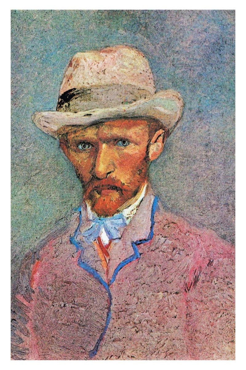 Self Portrait The Man In The Straw Hat Vincent Van Gogh's Self