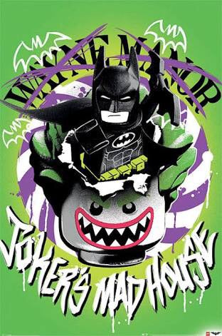 Lego Batman - Joker’s Mad House - Poster - egoamo.co.za