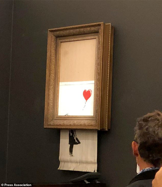 Banksy's Shredding Art Work - Marketing Genius