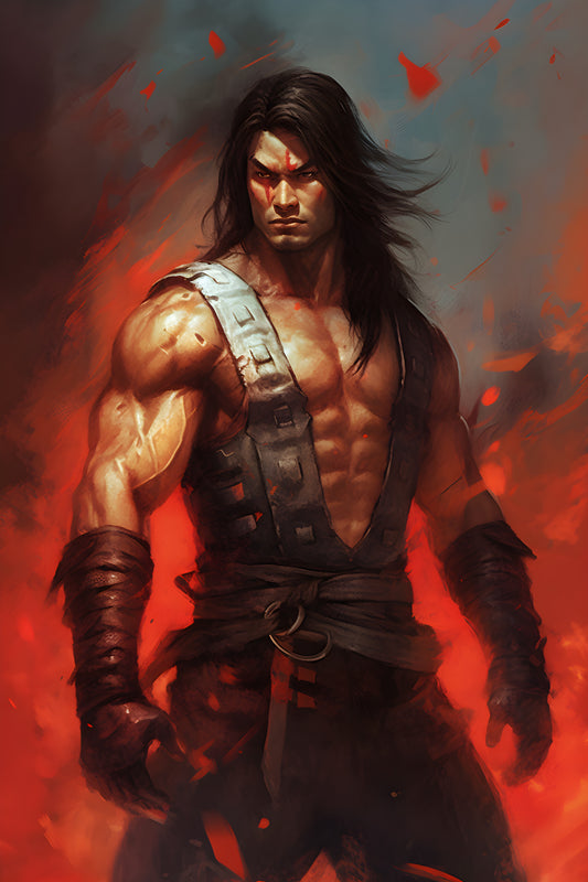 Mortal Kombat 1 Digital Art Gaming Poster