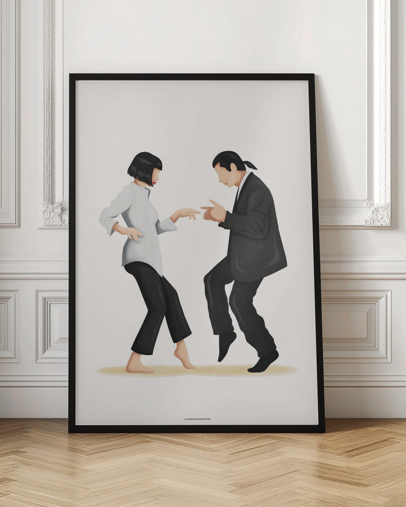 Pulp Fiction Alternative Movie Poster EgoAmo Room mockup 1