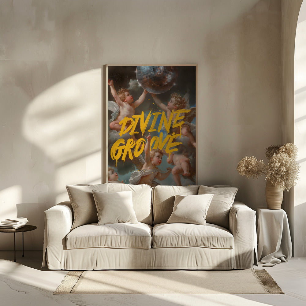 Divine Groove by Dikhotomy - Abstract Art Poster