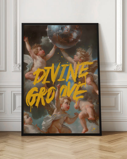 Divine Groove by Dikhotomy - Abstract Art Poster