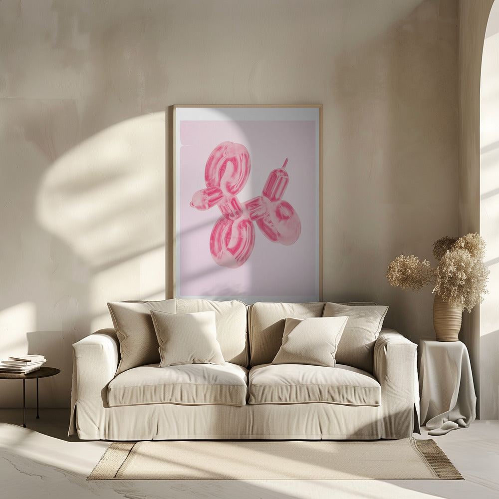 Balloon Dog - Abstract Art Poster