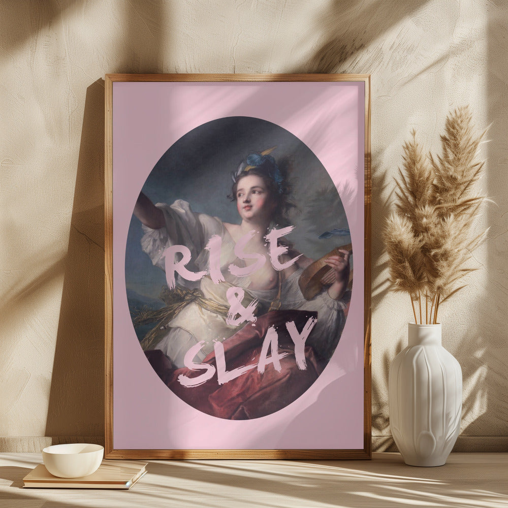 Slay Ratioiso by Grace - Abstract Art Poster