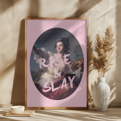 Slay Ratioiso by Grace - Abstract Art Poster