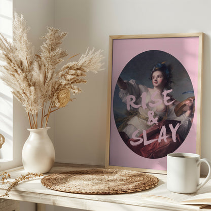 Slay Ratioiso by Grace - Abstract Art Poster