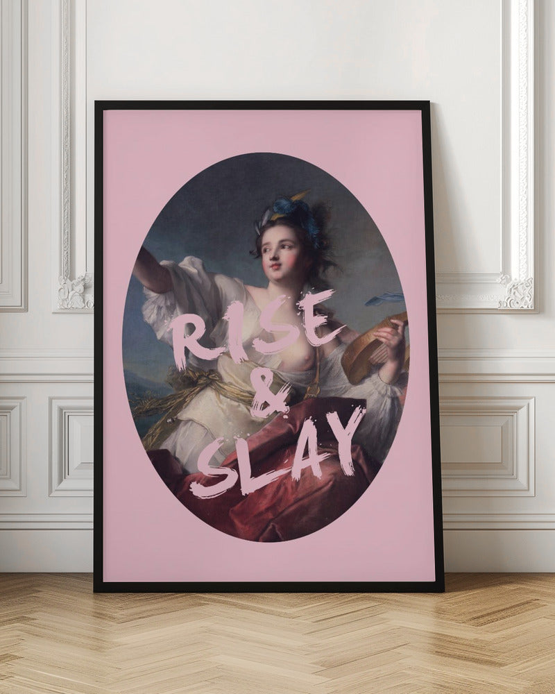 Slay Ratioiso by Grace - Abstract Art Poster