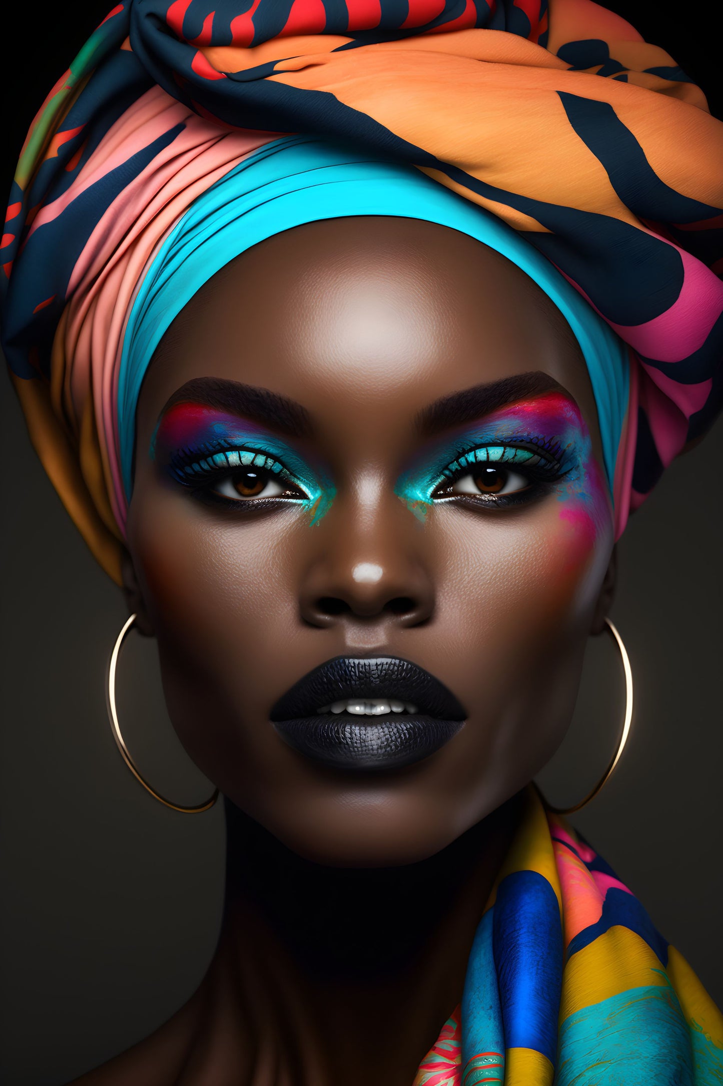 Afro Culture 32 Digital Art Poster
