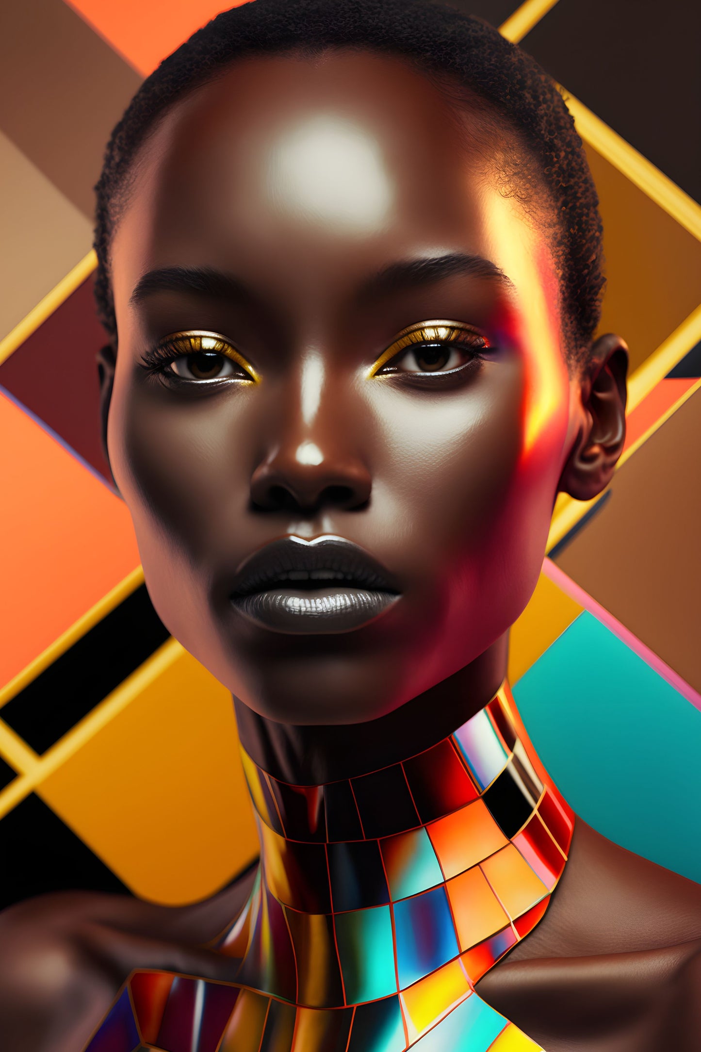 Afro Culture 36 Digital Art Poster