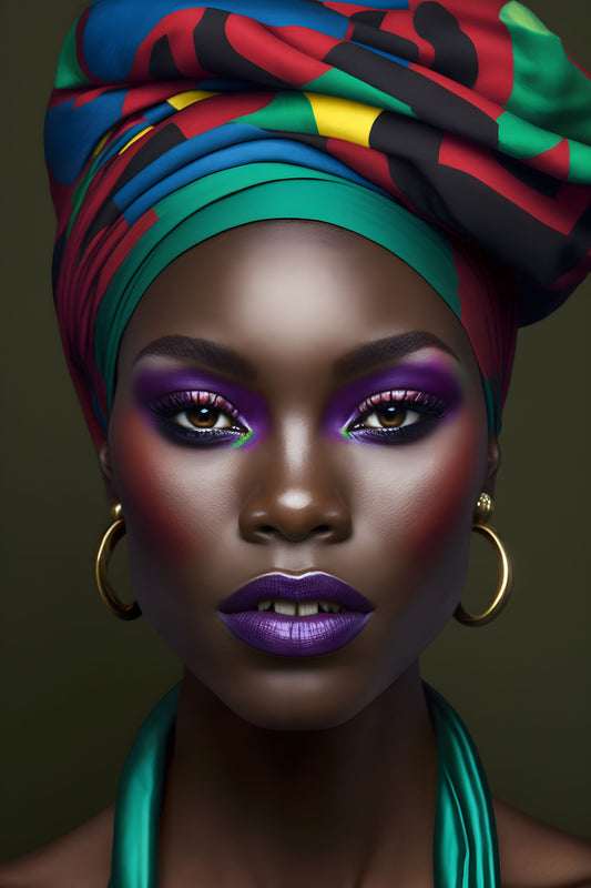 Afro Culture 7 Digital Art Poster